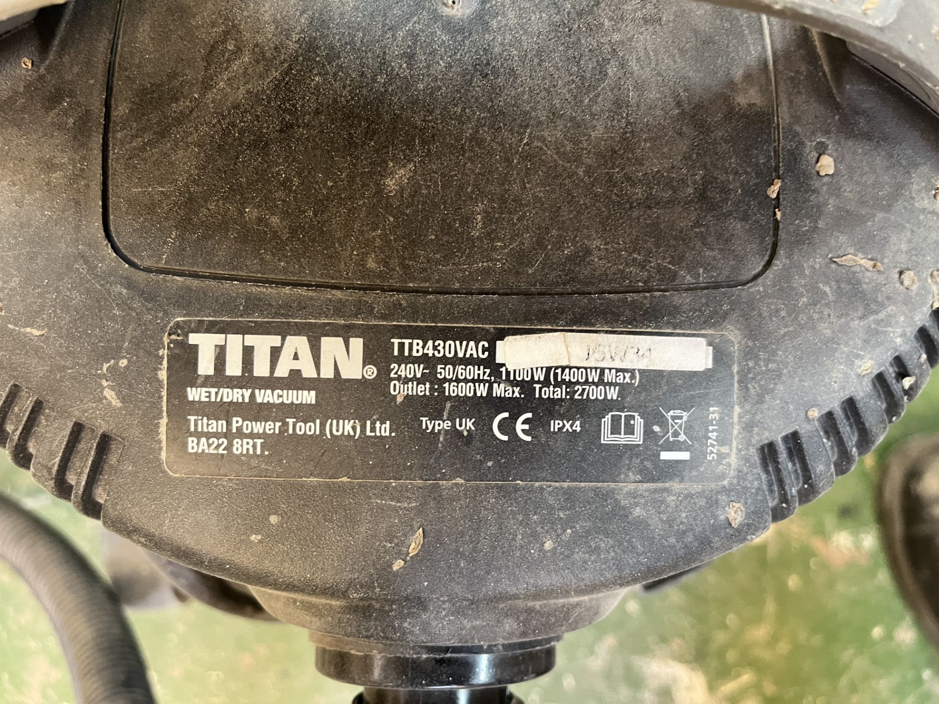 Titan Industrial Hoover - Image 4 of 4