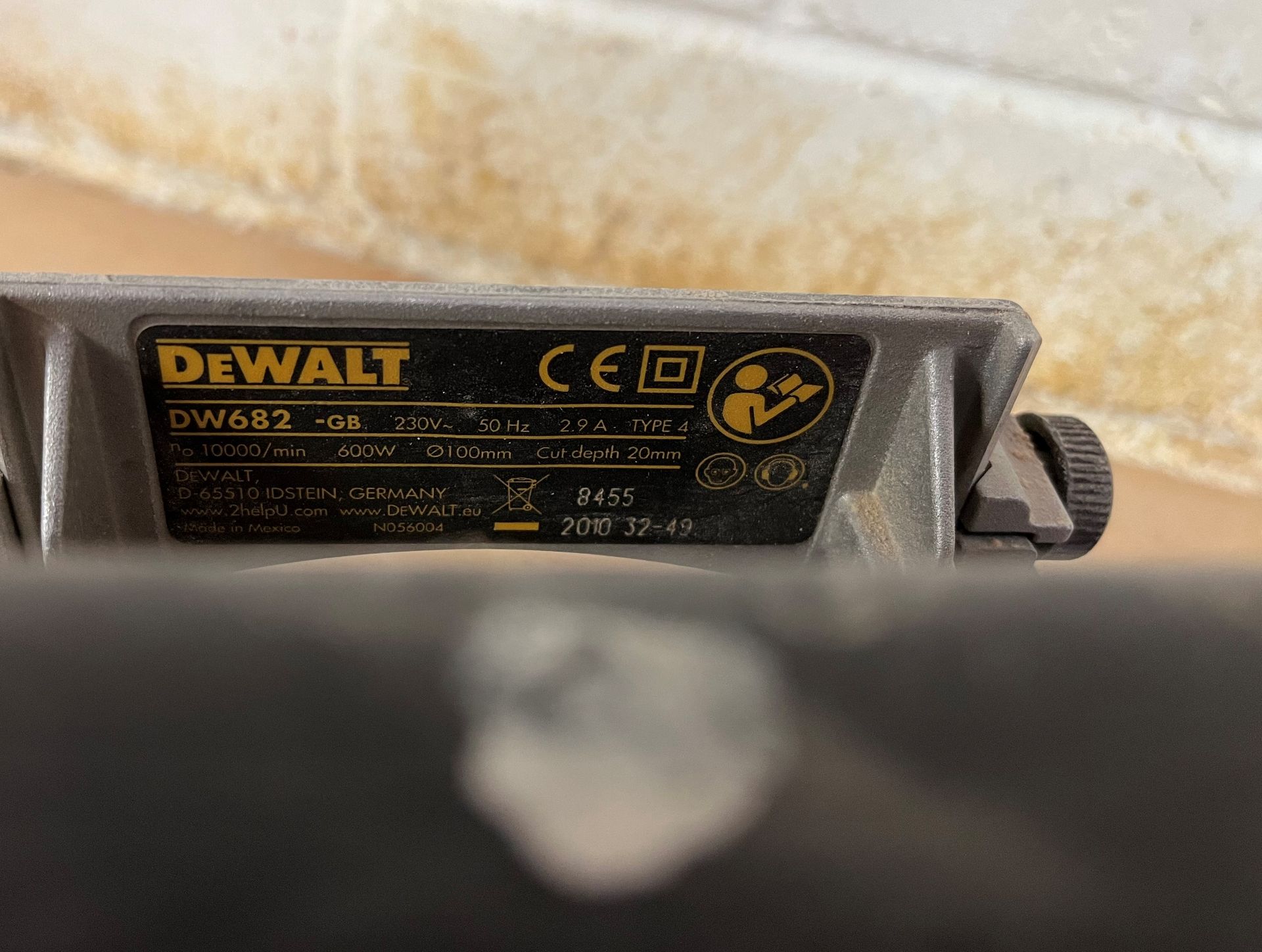 DeWalt DW682 Biscuit Plate Jointer - Image 4 of 5