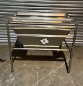 Stainless Steel Hopper | 100 x 84 x 88cm