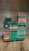 Pallet of Approximately 110 Plastic Stacking Crates | Size: 400 x 590mm