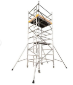 Boss Scaffolding Tower (4000mm x 1500mm) with full set of outriggers & 3 platform boards