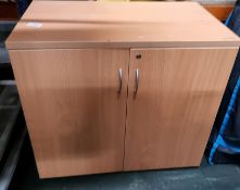 Beech Office Unit With Key 800MM X 730MM X 450MM