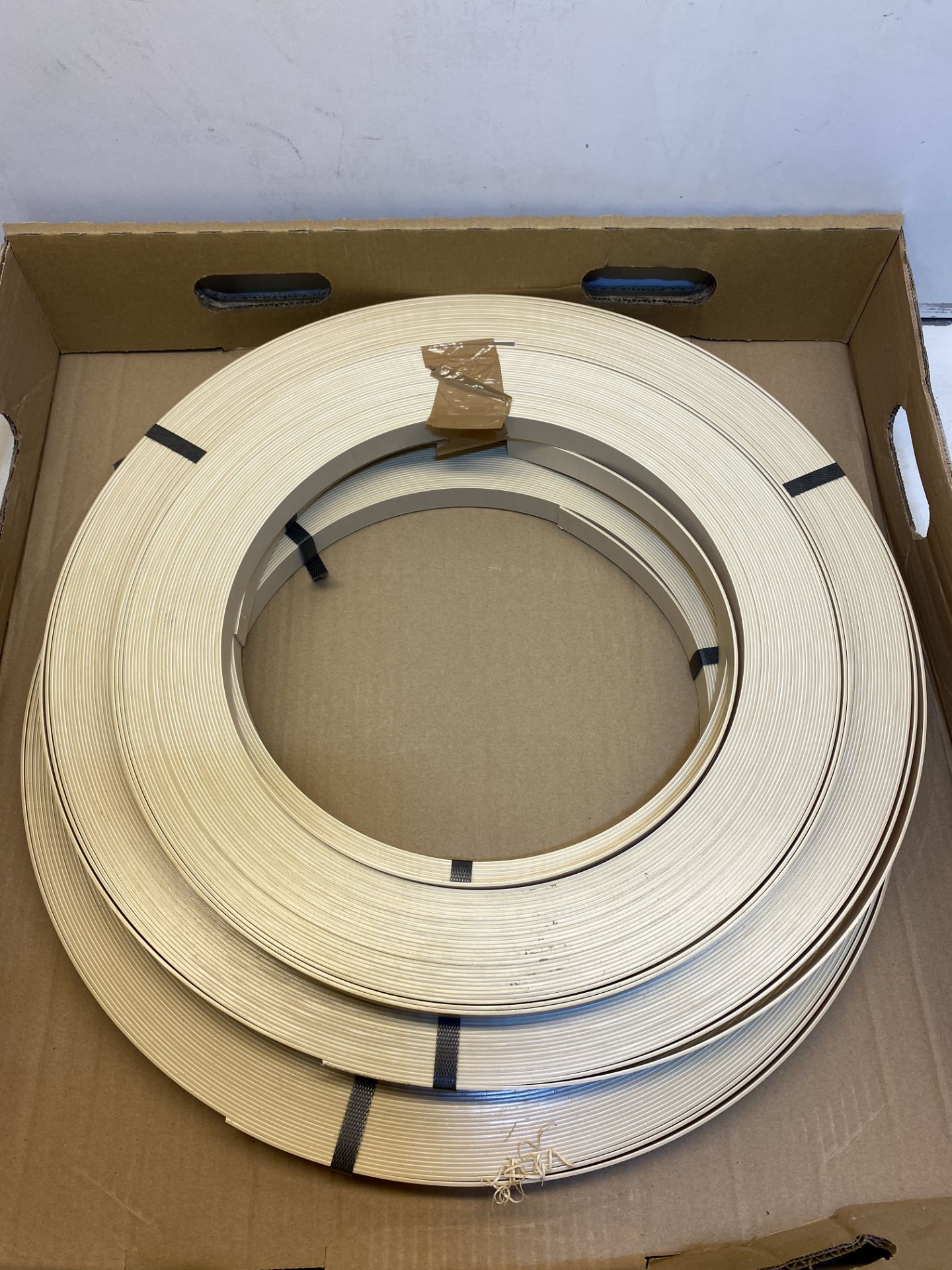 2 1/2 Reels Of 75M x 23mm Maple ABS Edge Trim - See Pictures