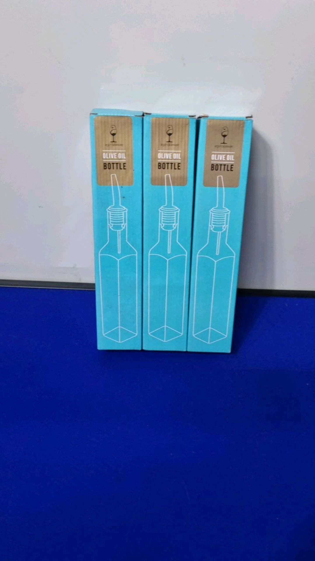 3 x Olive Oil Bottles Boxed