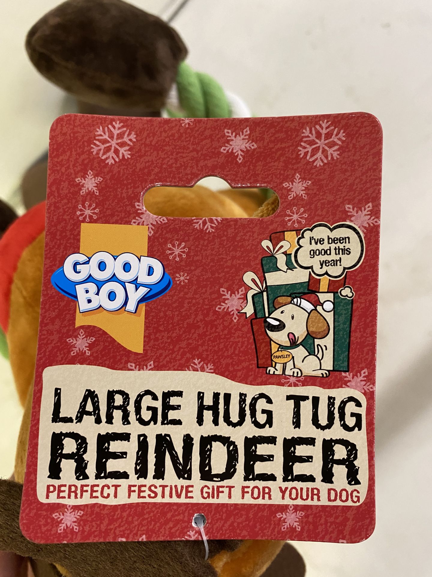 18 x GoodBoy Christmas Hug Tug Reindeer Rope Arms & Legs (85cm) Dog Toy Gifts - Image 5 of 6