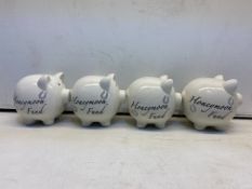 4 x "Honeymoon Fund" Piggy Banks