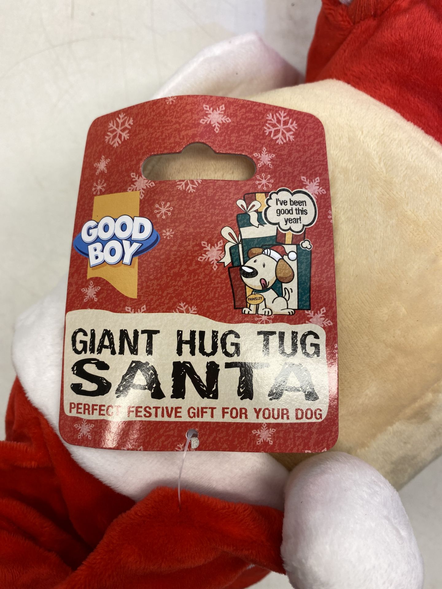 40 x GoodBoy 75cm Rope Santa Dog Toy with Squeaker - Image 5 of 5