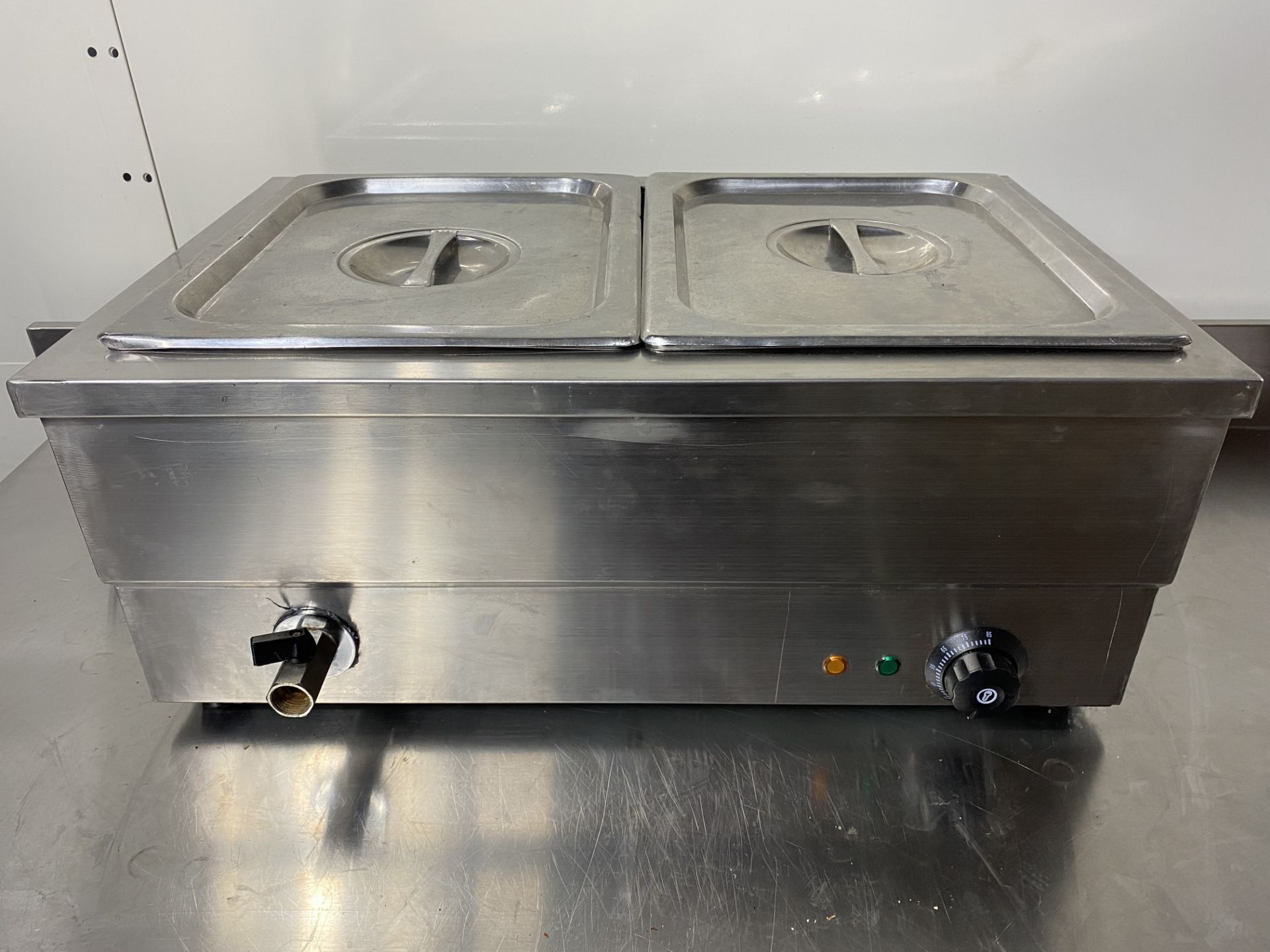 Unbranded SB-3T 2 Pot Counter Top Electronic Bain Marie Food Warmer