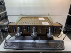 Kees Mirage 3 Group Coffee Machine, Adapted With Foot Pumps