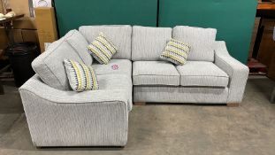 Grey Corner Sofa | 255 x 178 x 90cm