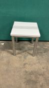 Elite White Lamp Table