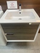 Iotti by Novellini 600 x 500mm Basin & Cabinet W/ Mono Tap