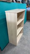 Spectrum Light Oak Finish Bookcase