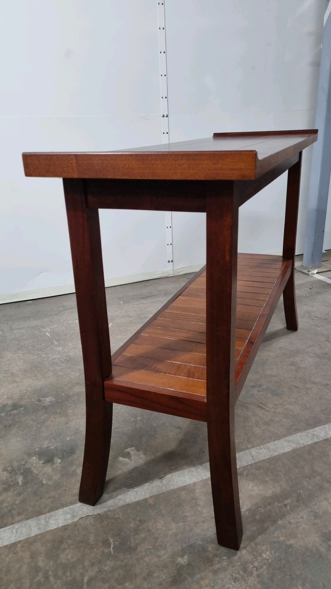 Mahogany Side Table With Shelf 1200mm x 790mm x 400mm - Image 5 of 5