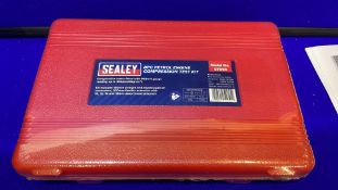 2 x Sealey Petrol Engine Compression Test Kit 8pc