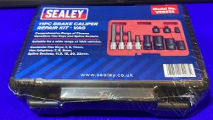 10 x Sealey VS0322 VAG Brake Calliper Repair Kit 11pc