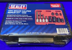 4 x Sealey VS0322 VAG Brake Calliper Repair Kit 11pc