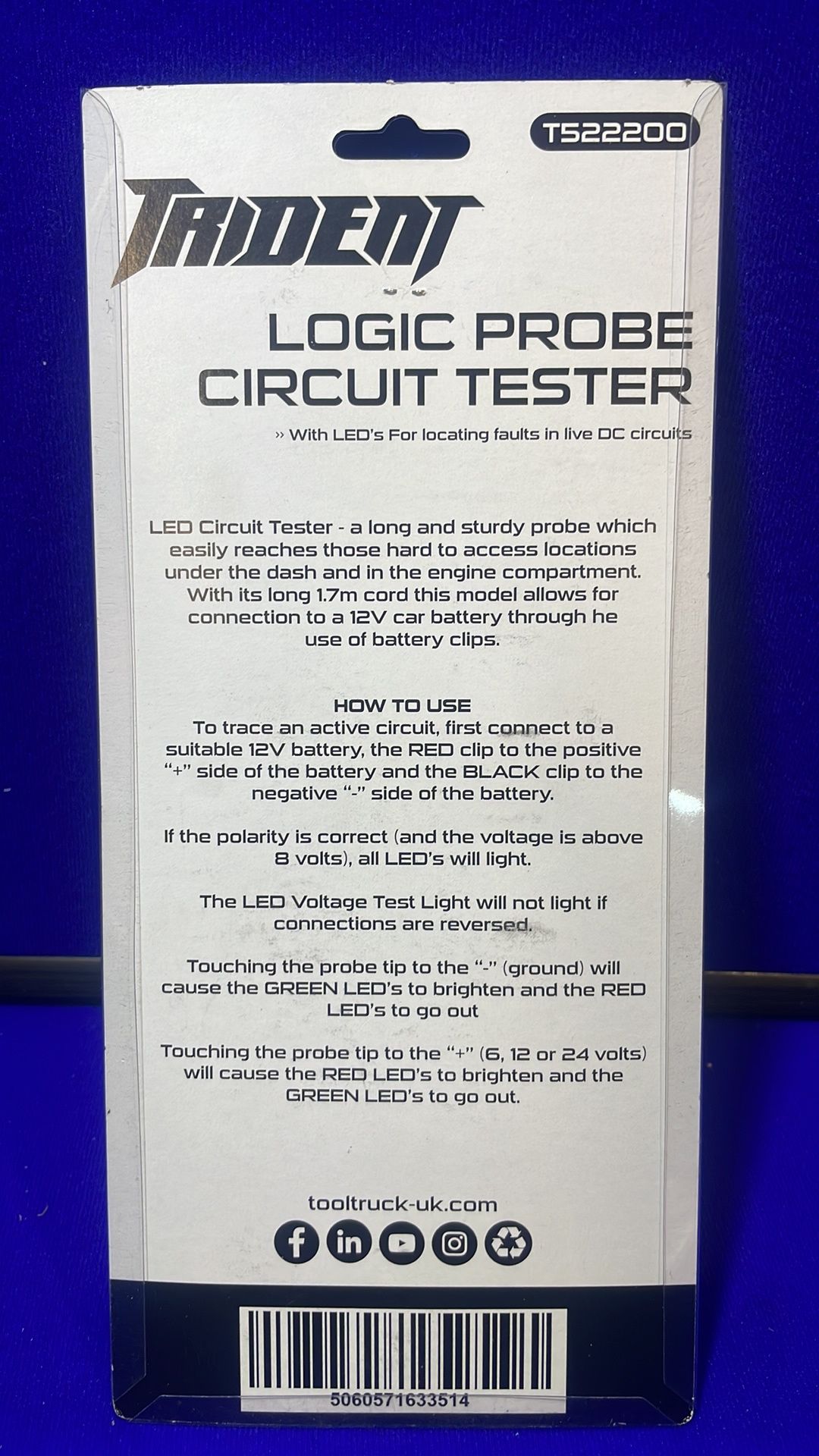11 x Trident LED Logic Probe Circuit Tester - Image 4 of 4