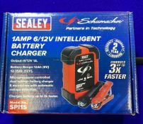 3 x Sealey Schumacher Intelligent Battery Charger 1A 6/2V SPi1S