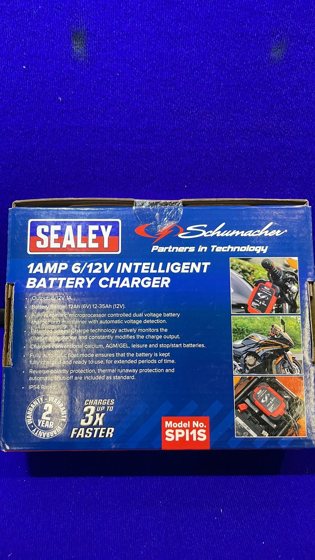 3 x Sealey Schumacher Intelligent Battery Charger 1A 6/2V SPi1S - Image 4 of 4