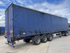 M&G FAC27Y 38,000kg 3 Axle 40ft Curtain Sided Trailer | YOM: 1998