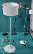 54 x Assorted Floorlamps In Various Colours/Designs