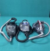 3 x Various Henry/Betty/Vax/Beko/Swan/Hoover Vacuum Cleaners