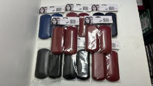 8 x Various coloured Glasses Cases *As Pictured*