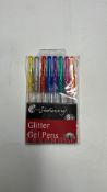 48 x Packs Of 8 Chiltern Stationery Glitter Gel Pens