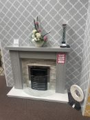 Ex Display Caspian Surround w/ Oyster Slate Set | RRP £1,299 | **fire not included**