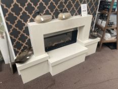 Ex Display Eden Elegance Marble Fire Surround/Suite | RRP £3,550 | **fire not included**