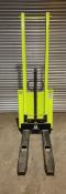 Pramac TX10/20: 1000 kg - 2m Semi Electric Pallet Stacker