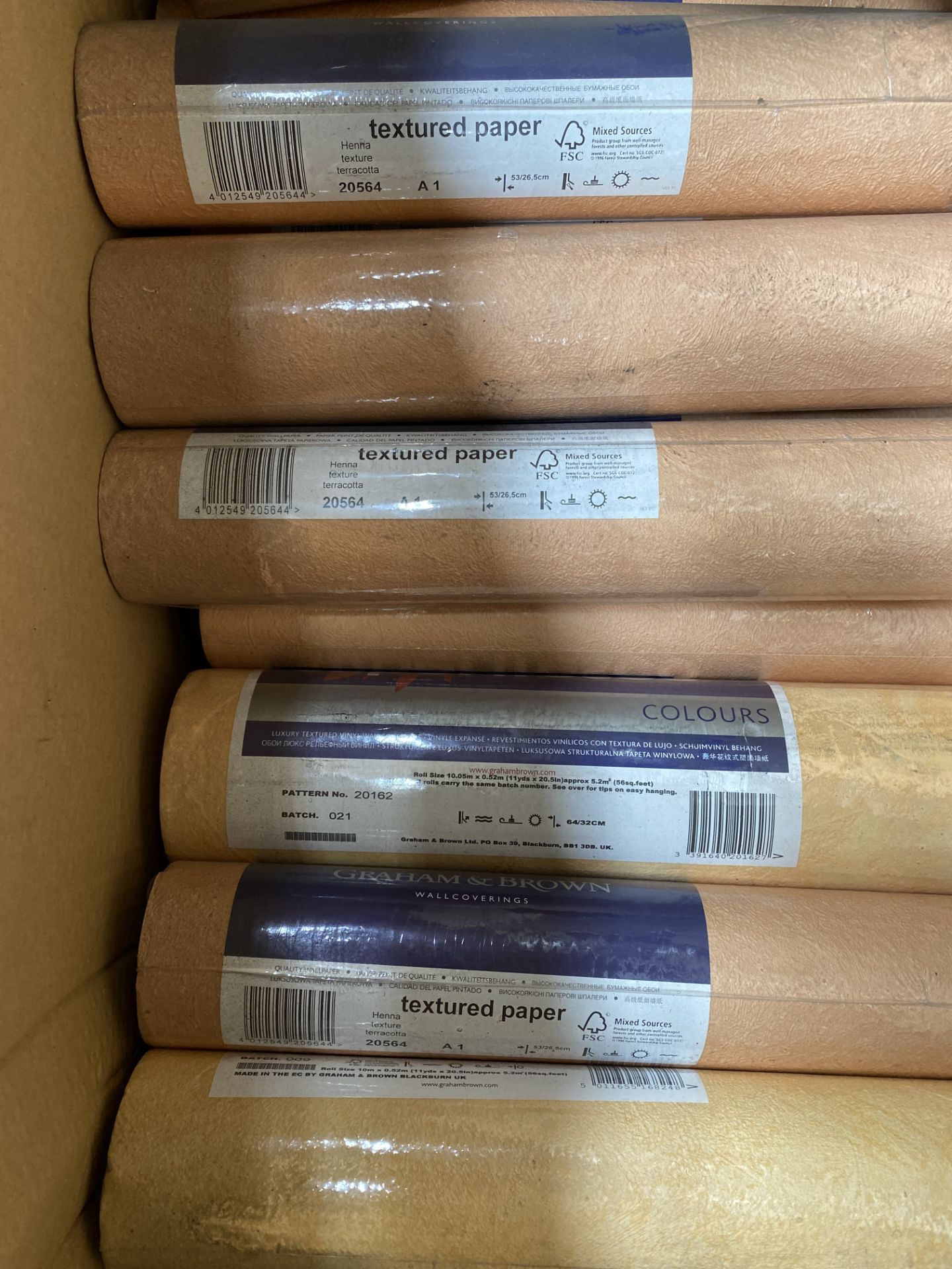 Large Quantity Of Various Rolls Of Wallpaper - Image 4 of 8