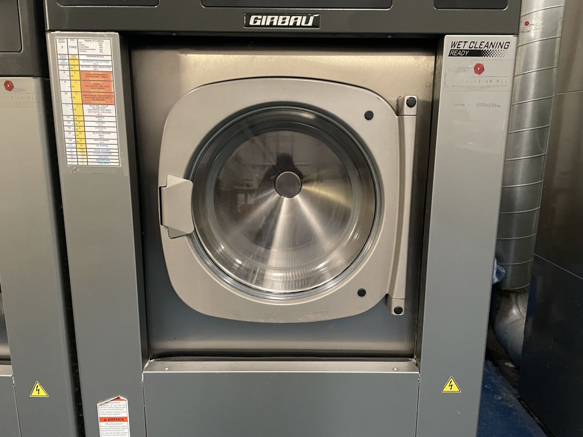 Girbau HS6017 LCE 17kg Commercial Wet Cleaning Washing Machine w/ 4 Pump LDRY Dispenser - Image 5 of 10