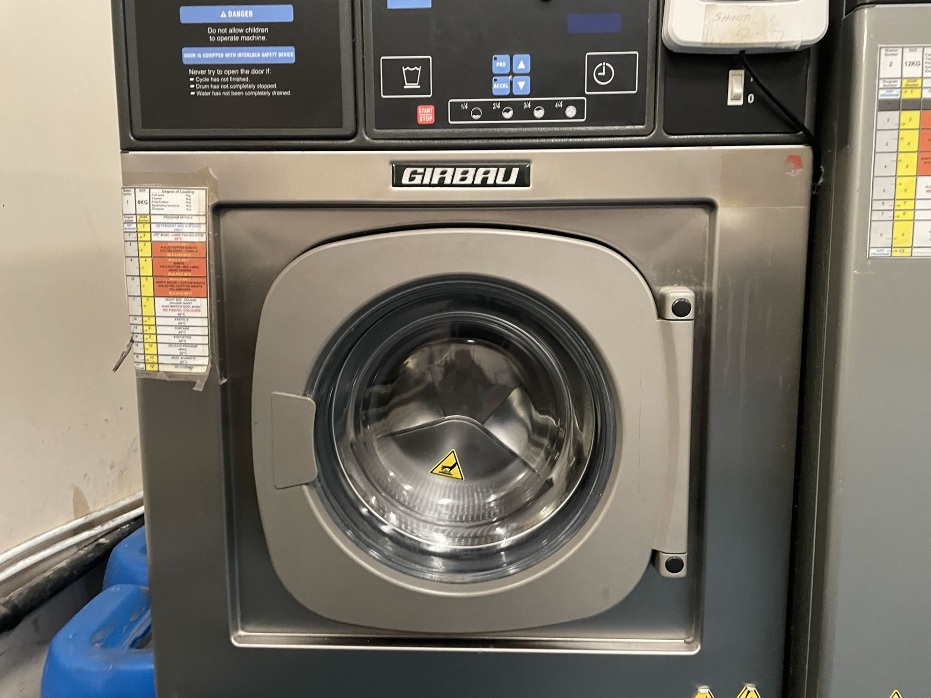 Girbau HS6008 LPE 9kg Commercial Washing Machine w/ 4 Pump LDRY Dispenser - Image 5 of 10