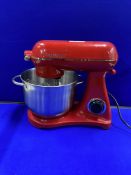 Phisinic SM-1522YM 6.5L Red Food Stand Mixer, 1800W