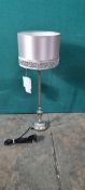 Ex Display Candlestick lamp With Milano Shade