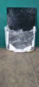 Ex Display Black MX Cast Mineral Shower Tray RRP £302