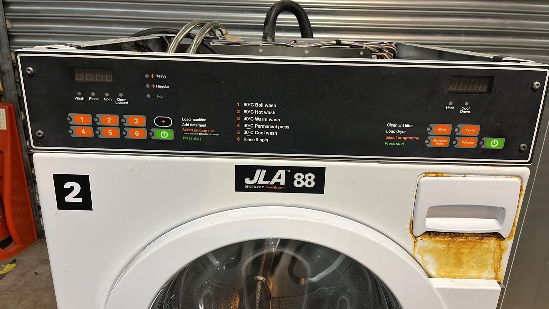 JLA88 Stackable Commercial Washing Machine & Electric Tumble Dryer - Image 6 of 8