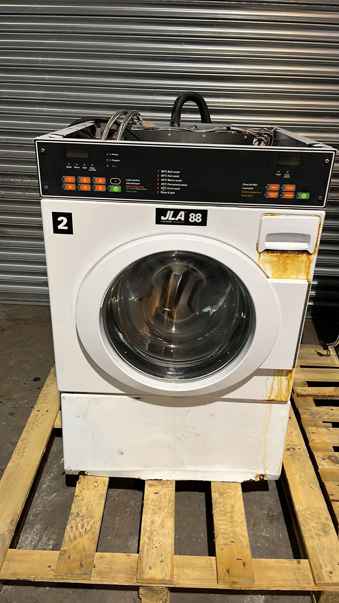 JLA88 Stackable Commercial Washing Machine & Electric Tumble Dryer - Image 2 of 8