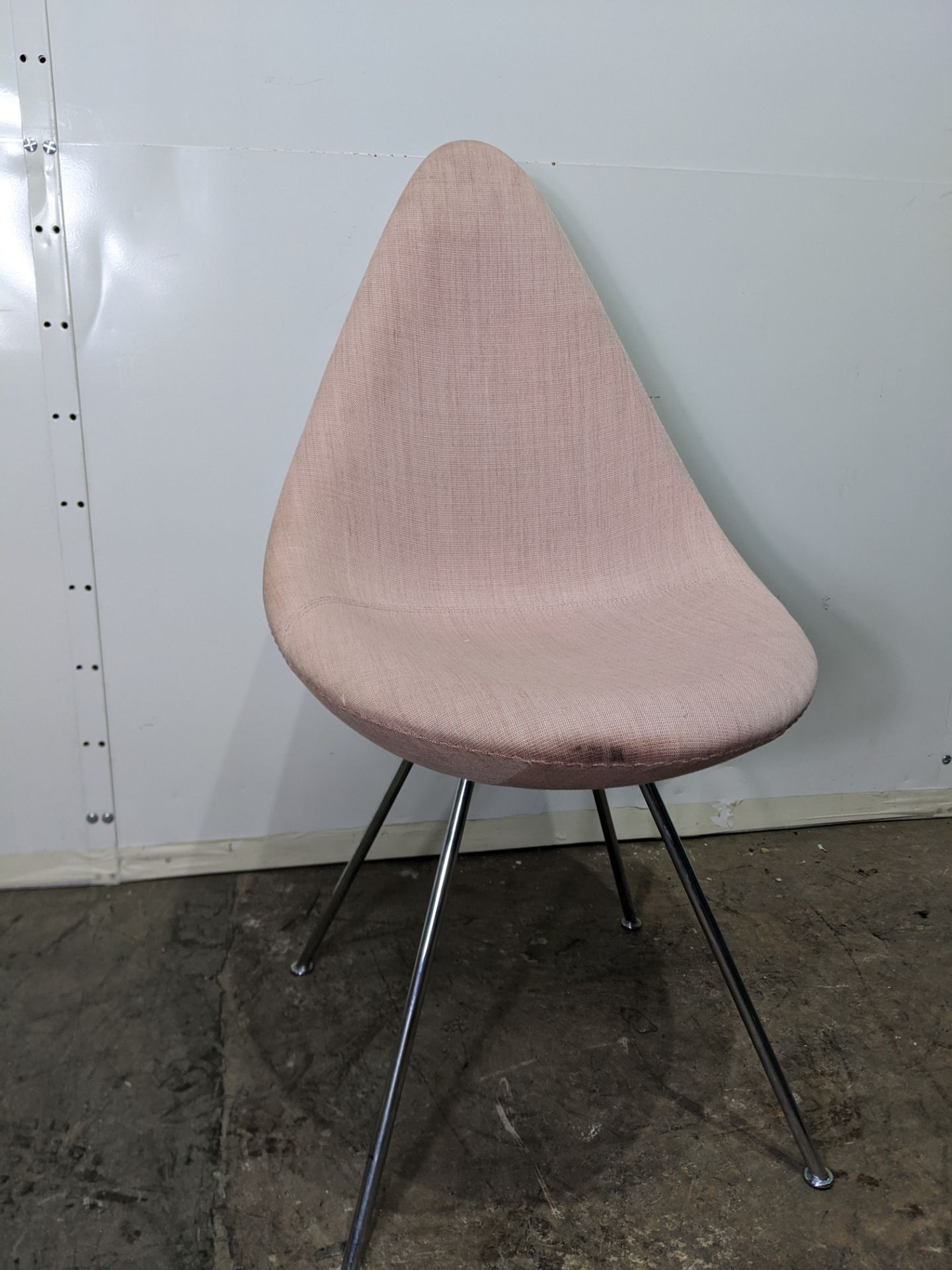 Fritz Hansen DROP Chair | Colour: Pale Pink | New Price - £925 - Image 2 of 5