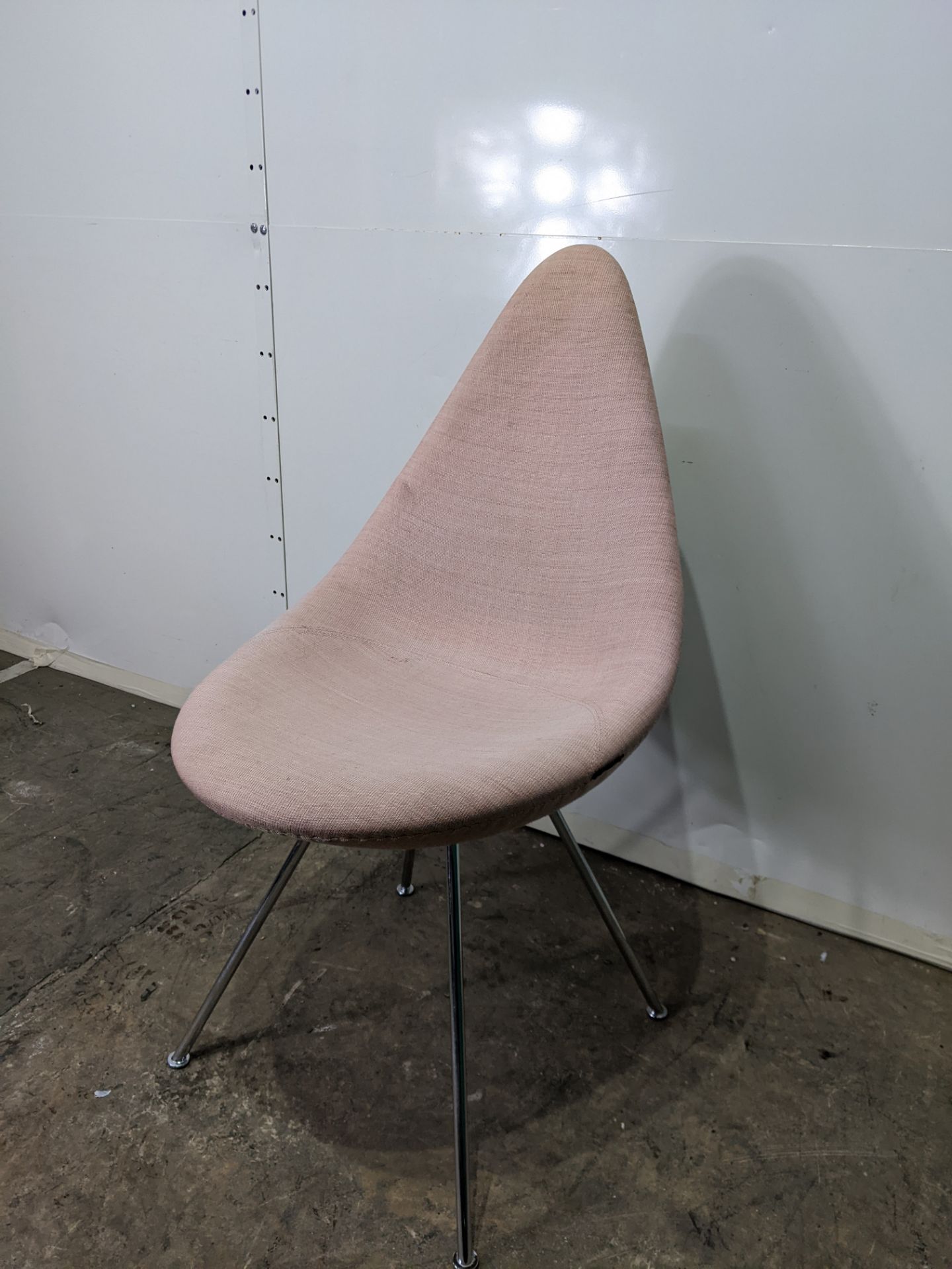 Fritz Hansen DROP Chair | Colour: Pale Pink| New Price - £925 - Image 2 of 6