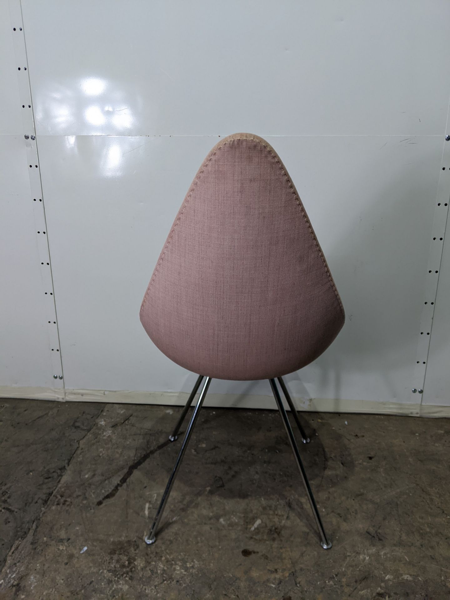 Fritz Hansen DROP Chair | Colour: Pale Pink | New Price - £925 - Image 4 of 5
