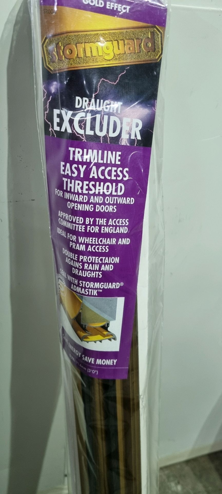 Stormguard Trimline Easy Access Threshold Gold - Image 2 of 4