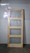 Ex Display KBDS Modena Internal Glazed Pine Door 004MODCP826KB