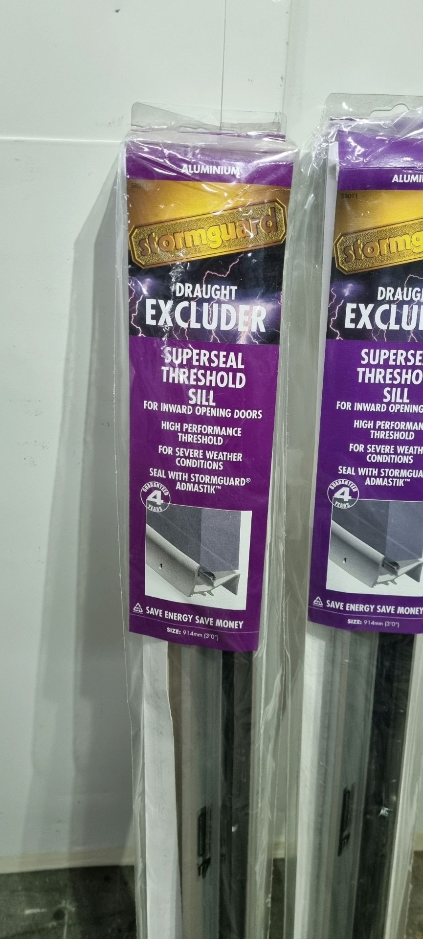 2 x Stormguard Superseal Threshold Sill Aluminium - Image 2 of 3