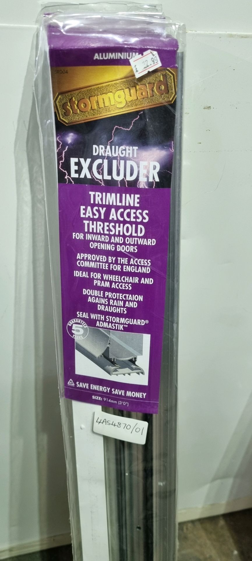 Stormguard Trimline Easy Access Threshold Aluminium