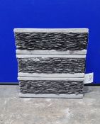 3 x Mims Artisan Rocca Ann Collection 82146-S2 Slate Planters | 130mm x 410mm | RRP £29.99 each