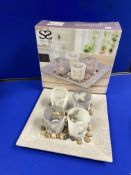 2 x Decorative Candle Holder Gift Sets