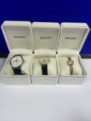 3 x Pulsar Watches